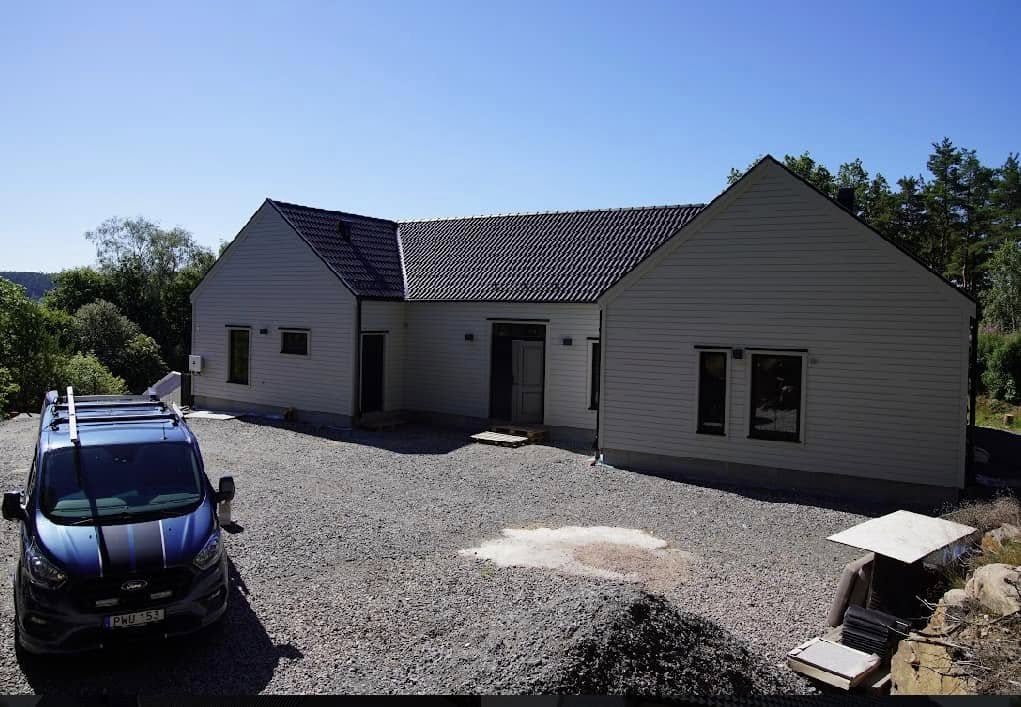 Garage nybyggnation i Mark